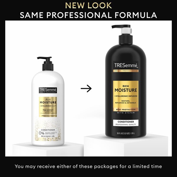 TRESemme Moisture Rich Conditioner with Pump, 39 OZ