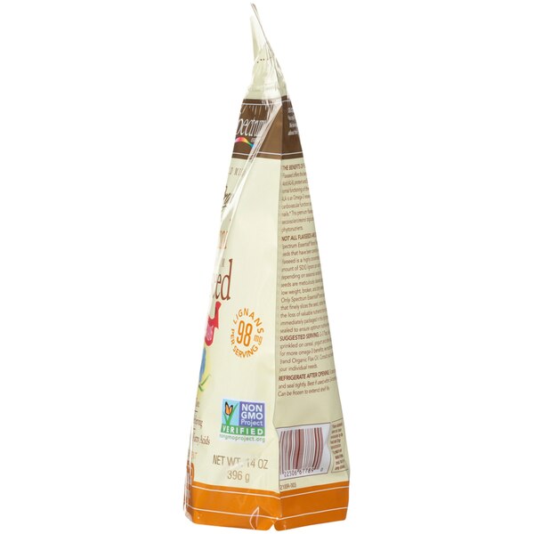 Spectrum Essentials Cold Milled Organic Ground Premium Flax Seed, 14OZ