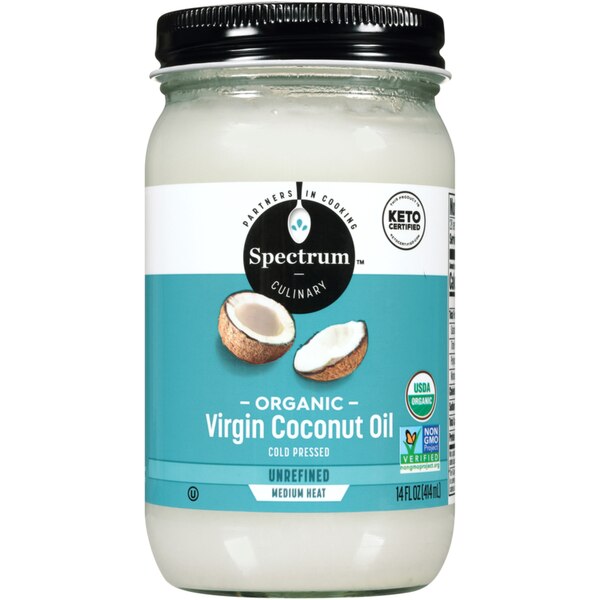Spectrum - Aceite de coco virgen orgánico, 14 oz