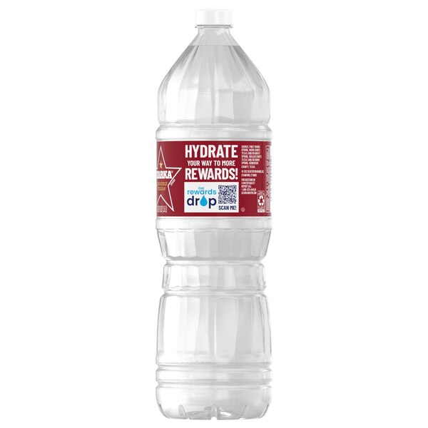 ozarka 100% Natural Spring Water Plastic Bottle, 50.7 oz