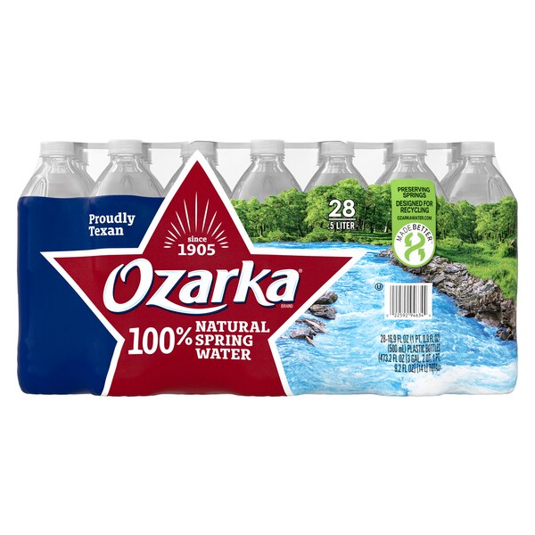 ozarka 100% Natural Spring Water Plastic Bottle