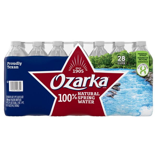 ozarka 100% Natural Spring Water Plastic Bottle