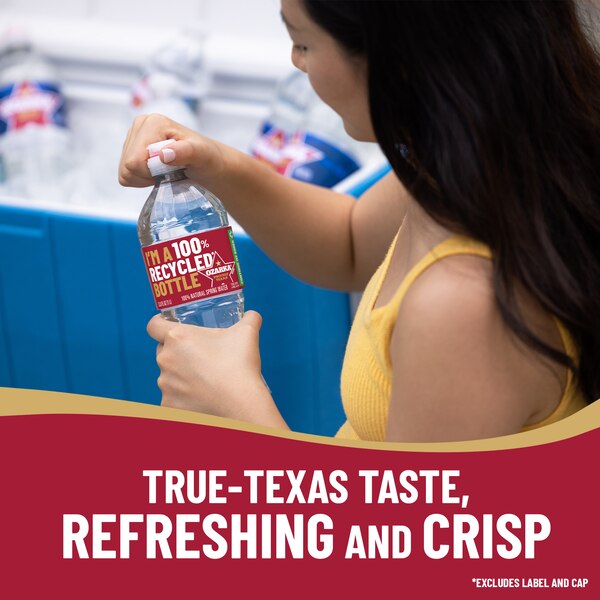 Ozarka 100% Natural Spring Water, Sport Cap Bottles,6 ct, 23.7 oz