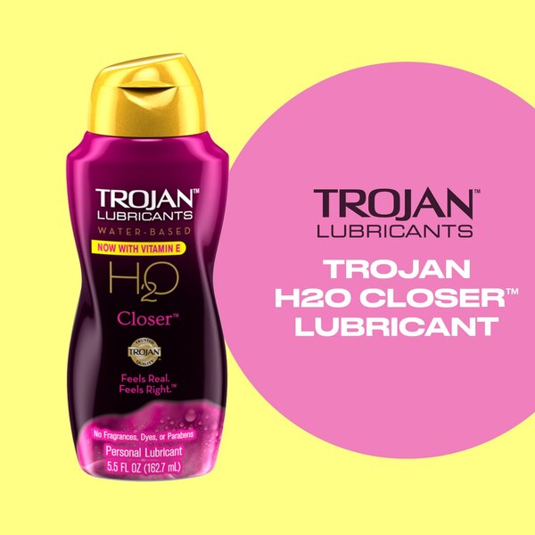 Trojan Lubricants H2O Closer, 5.5 OZ
