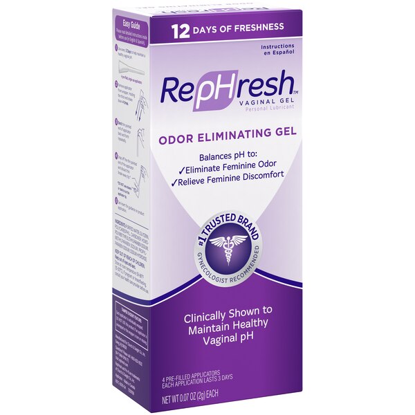 RepHresh - Aplicadores de gel vaginal prellenados, 4 u.