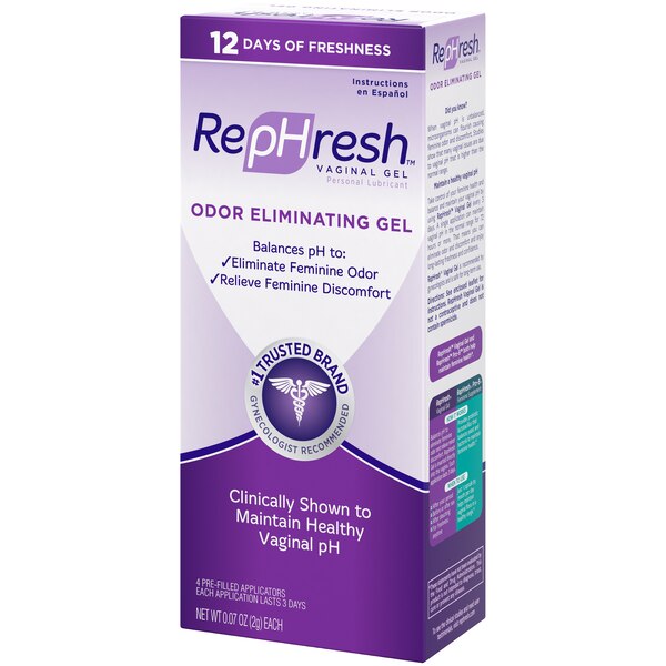 RepHresh - Aplicadores de gel vaginal prellenados, 4 u.