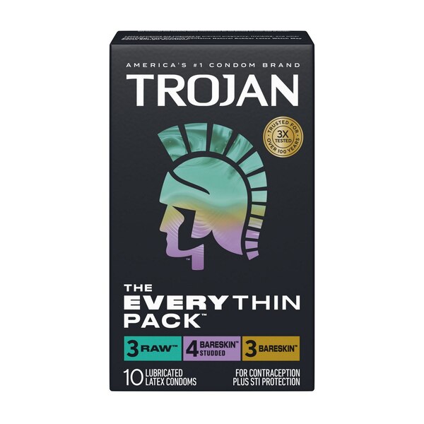 Trojan BareSkin The EveryThin Pack Condoms, 10 CT