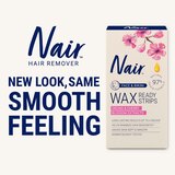 Nair Hair Remover Wax Ready-Strips for Face & Bikini, 40 CT, thumbnail image