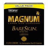 Trojan Magnum BareSkin Lubricated Large Condoms, thumbnail image