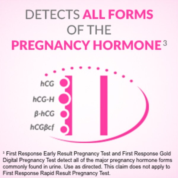 First Response Triple Check Pregnancy Test Kit, 3 CT