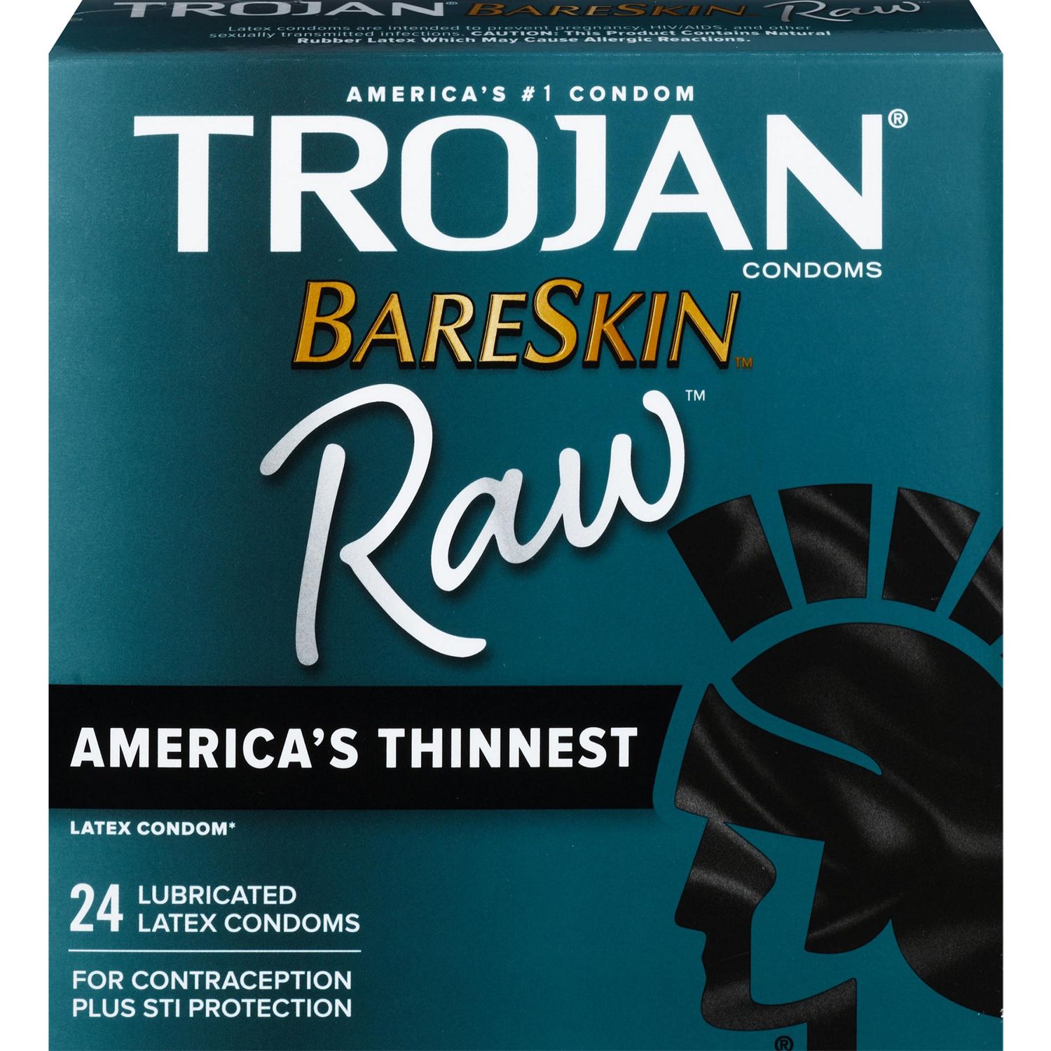 Trojan BareSkin Raw Condoms, 24 CT