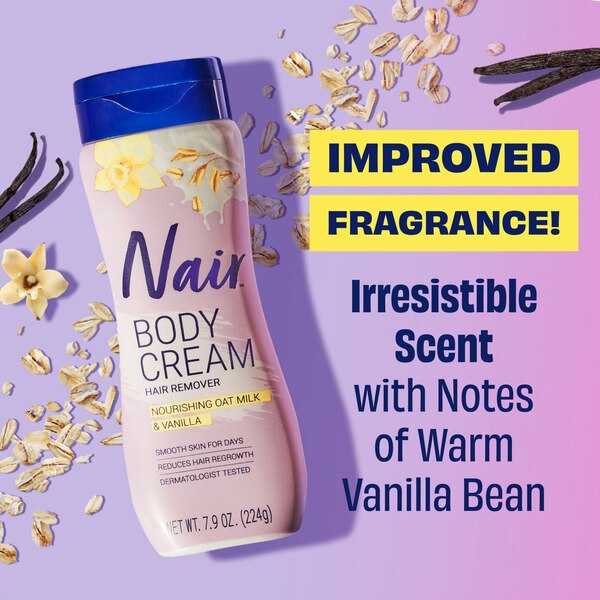 Nair Hair Remover Lotion, Softening Baby Oil