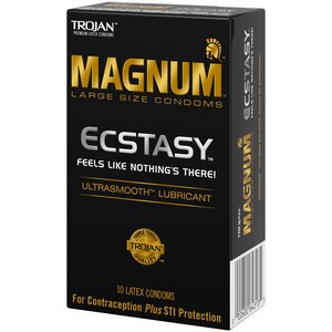 Trojan Magnum Ecstasy UltraSmooth Premium Latex Condoms