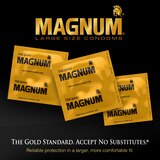Trojan Magnum XL Lubricated Latex Condoms, 12 CT, thumbnail image