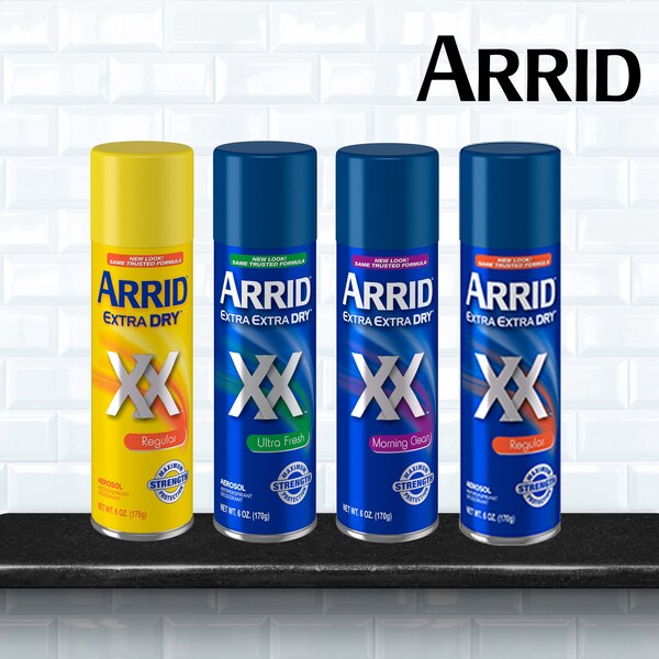 Arrid XX Extra Extra Dry Antiperspirant & Deodorant Dry Spray, Ultra Fresh, 6 OZ, 2 Pack