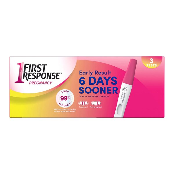 First Response Early Result Pregnancy Test, 3 Count