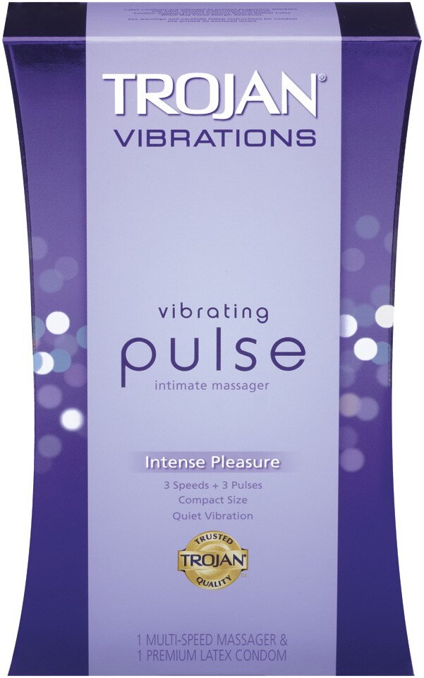 Trojan Vibrations - Masajeador íntimo, Vibrating Pulse