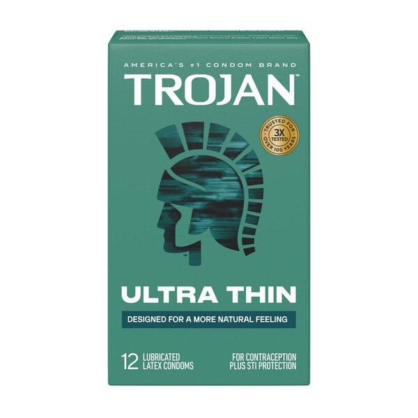 Trojan Ultra Thin Lubricated Latex Condoms