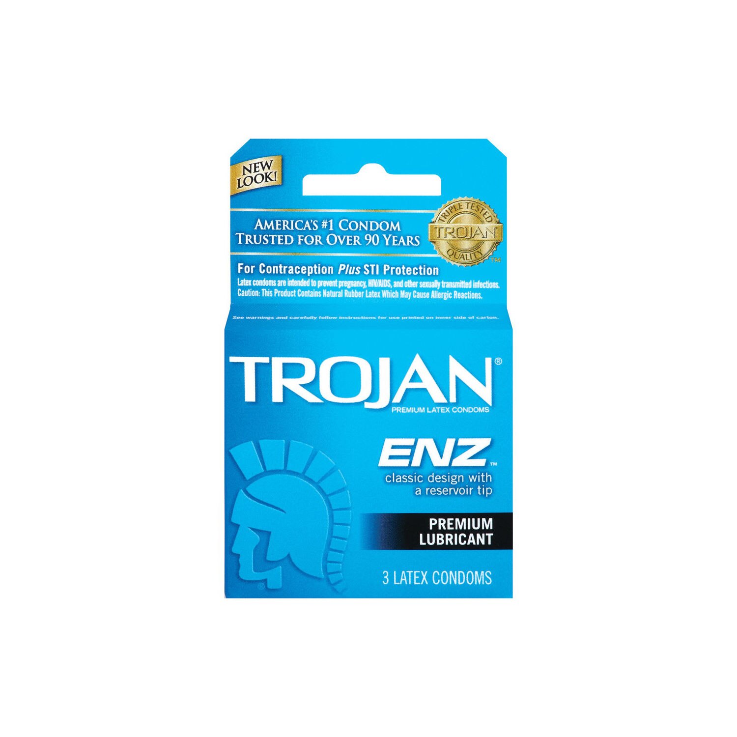 Trojan ENZ Lubricated Latex Condoms