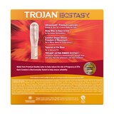 Trojan Ecstasy UltraSmooth Ultra Ribbed Premium Latex Condoms, thumbnail image 2 of 5
