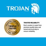 Trojan Ecstasy UltraSmooth Ultra Ribbed Premium Latex Condoms, thumbnail image 5 of 5