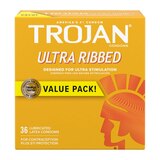 Trojan Ultra Ribbed, 36 CT, thumbnail image