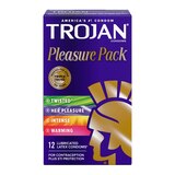 Trojan Pleasure Pack Lubricated Latex Condoms, thumbnail image