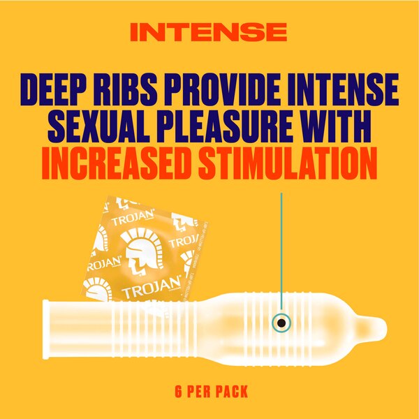 Trojan Pleasure Pack Lubricated Latex Condoms