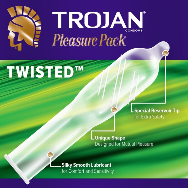 Trojan Pleasure Pack, 3ct