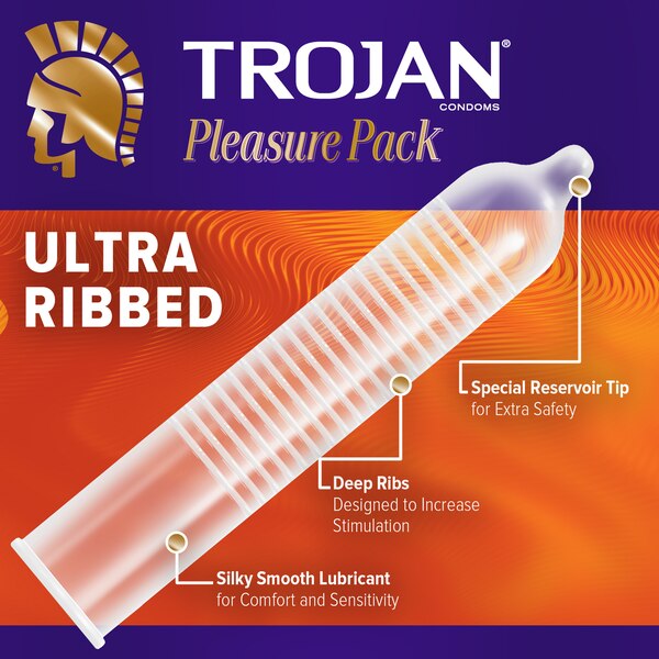 Trojan Pleasure Pack, 3ct