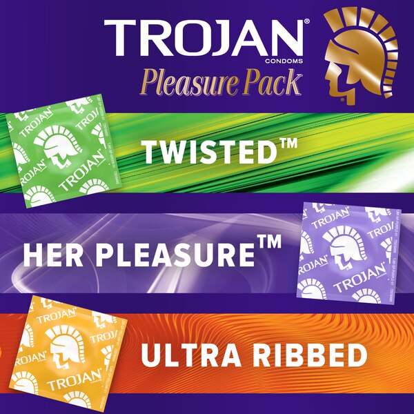 Trojan Pleasure Pack, 3ct