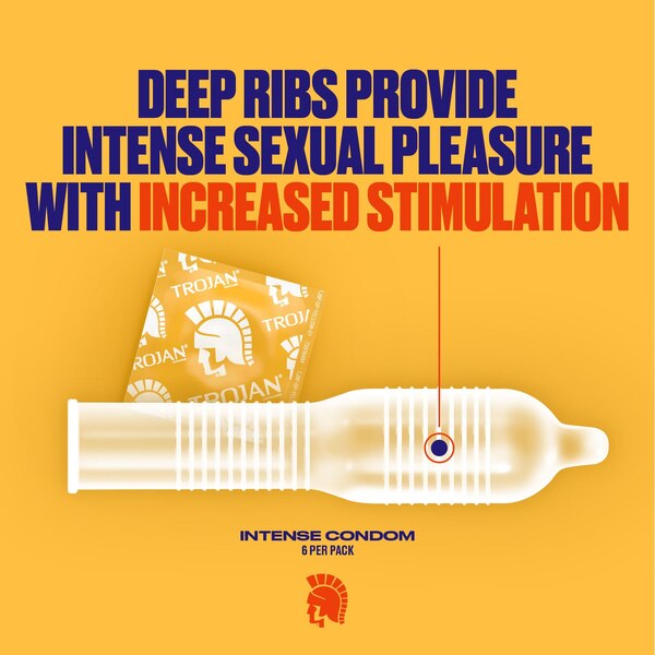 Trojan Pleasure Pack Lubricated Latex Condoms