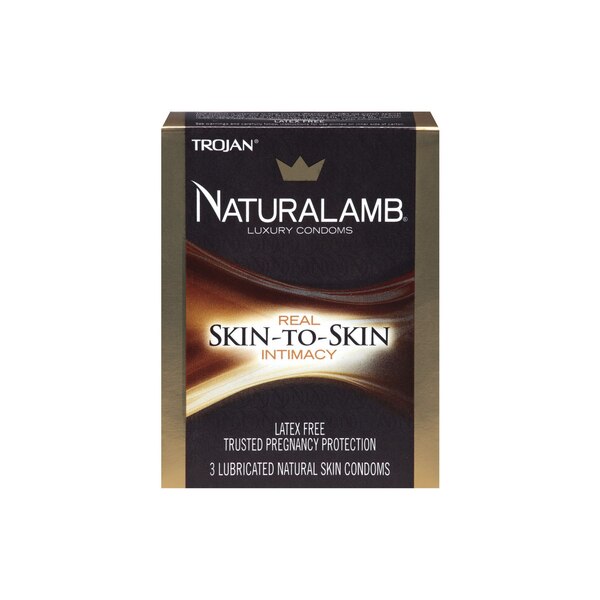 Trojan Naturalamb Skin-to-Skin Condoms, 3 CT
