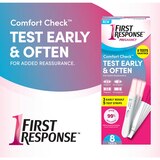 First Response Comfort Check Pregnancy Test, 8 Count, thumbnail image