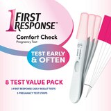 First Response Comfort Check Pregnancy Test, 8 Count, thumbnail image