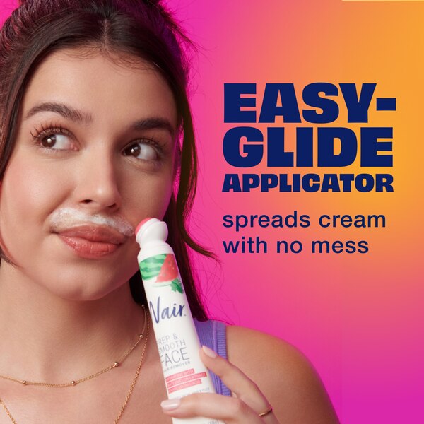 Nair Prep & Smooth Face Hair Remover, Watermelon