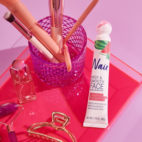 Nair Prep & Smooth Face Hair Remover, Watermelon