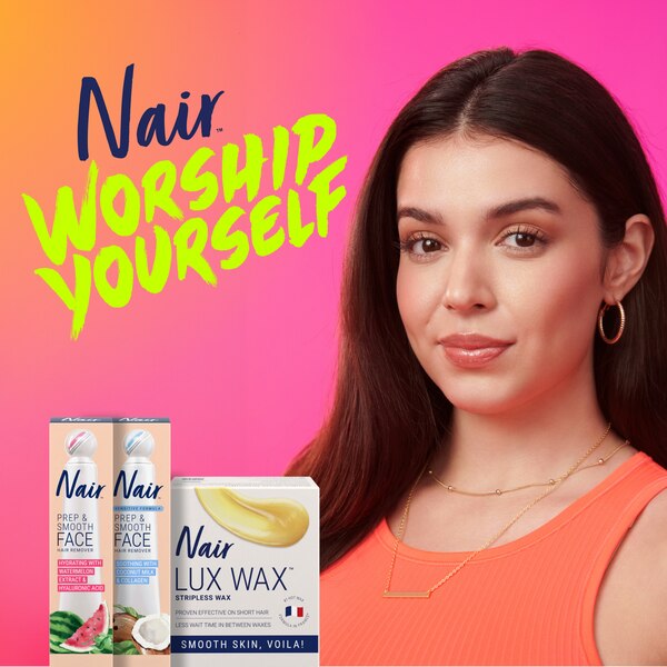Nair Prep & Smooth Face Hair Remover, Watermelon