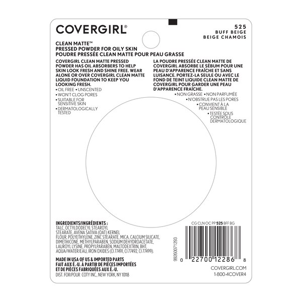 CoverGirl Clean - Polvo compacto con control seborreico