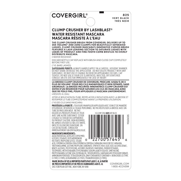 CoverGirl LashBlast Clump Crusher Waterproof Mascara