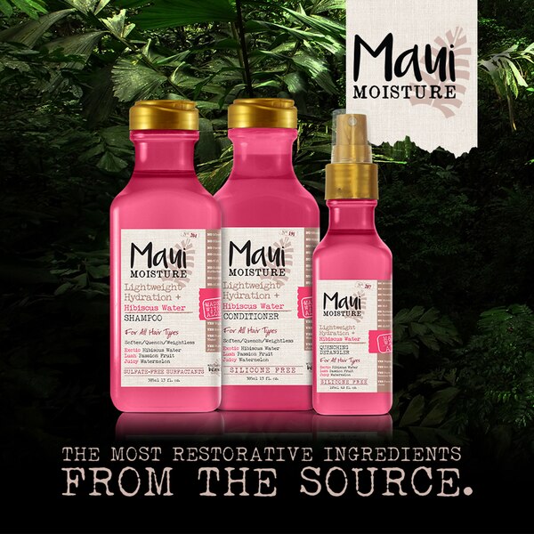 Maui Moisture Lightweight Hydration Hibiscus Water Conditioner, 13 OZ
