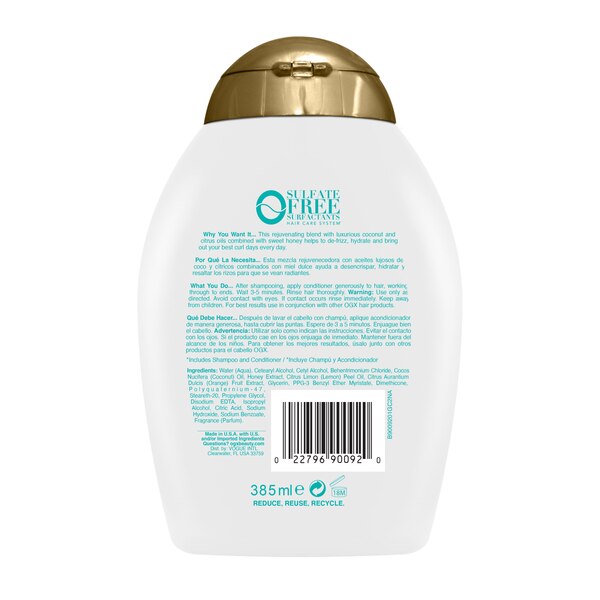 OGX Quenching Coconut Curls Conditioner, 13 OZ