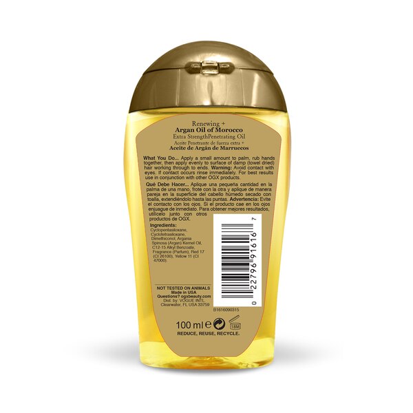 OGX Renewing Argan Oil of Morocco - Aceite extrapenetrante, 3.3 oz