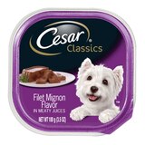 Cesar Classics Canine Cuisine Filet Mignon Flavor Dog Food Tray, thumbnail image