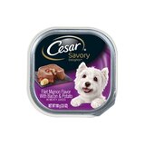 Cesar Savory Delights Filet Mignon Flavor with Bacon & Potato Dog Food Trays, 3.5 OZ, thumbnail image