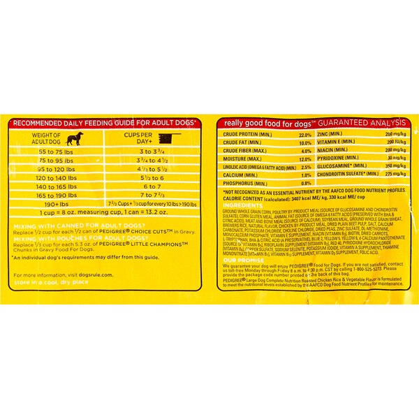 Pedigree Large Breed Nutrition Dog Food