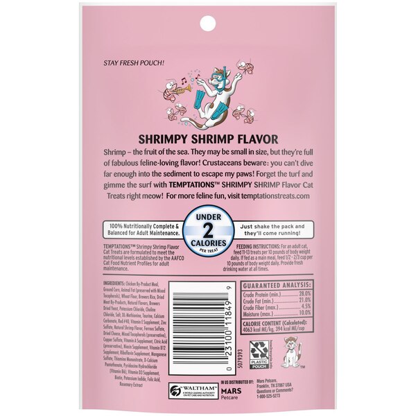 Temptations Classic Cat Treats, Shrimpy Shrimp Flavor