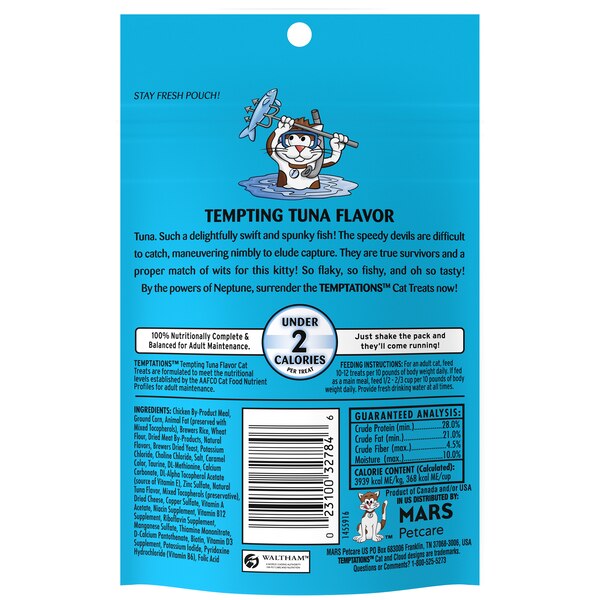 Temptations Classic Treats for Cats, Tempting Tuna Flavor, 3 OZ
