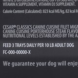 Cesar Canine Cuisine Variety Pack Filet Mignon & Porterhouse Steak Dog Food, 12 CT, thumbnail image