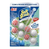 Soft Scrub 4-in-1 Automatic Toilet Cleaner With Bleach Rim Hangers, Alpine Fresh, 3.52 OZ, 2 CT, thumbnail image